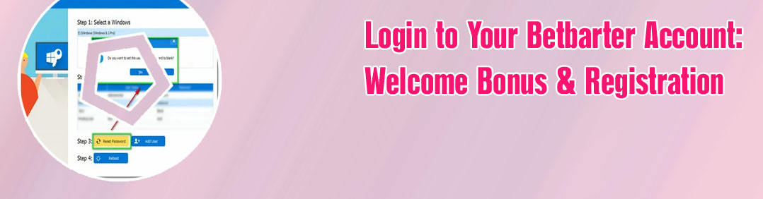How to reset password on betbarter